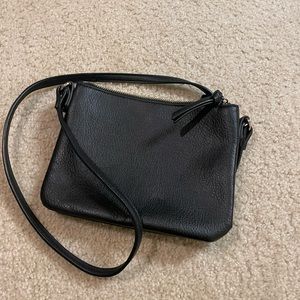 Double Zip Cross Body Bag